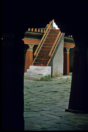 Staircase at Bumtang