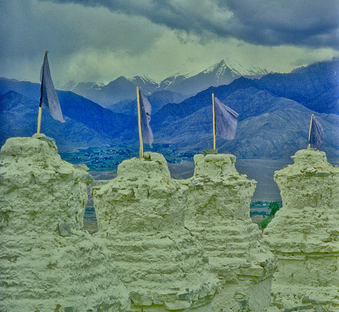 6-1. Chortens in Path to Leh