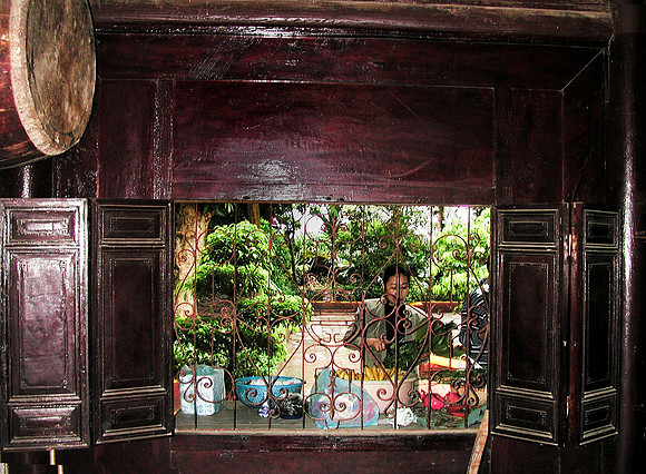 Peering into a Hanoi Garden