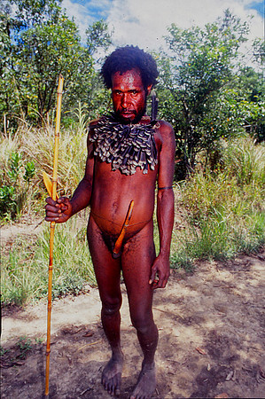 A Dani Gentleman with a Necklace of Feathers