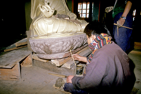 Putting  Finishing Touches to Bodhisatva