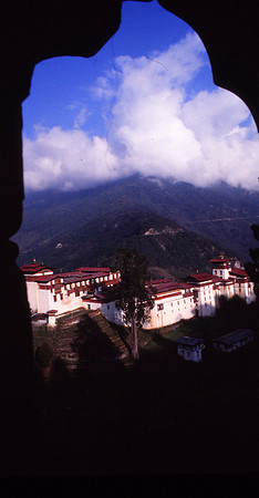 Tongsa Dzong from the Hilltop