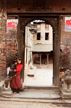 Into the Inner Courtyard, Katmandu