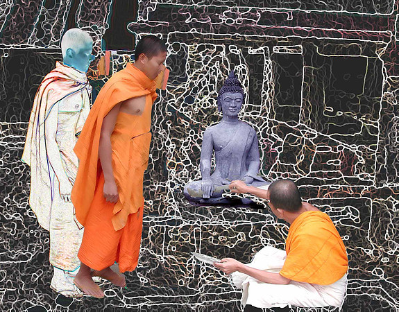 EMERGING BUDDHA