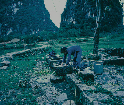Wash Day amoung the Karst