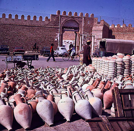 Courtyard in Karioum, Tunisa