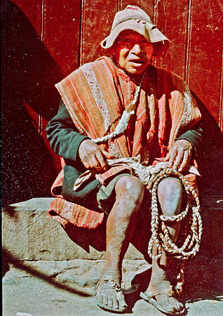 An Inca Gentleman at Cuzco Market
