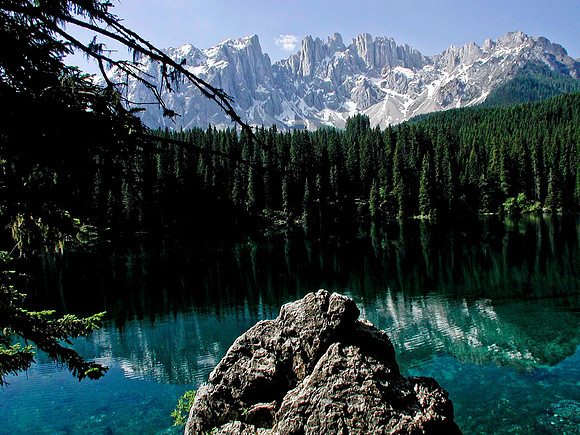 Lake in the Dolomites