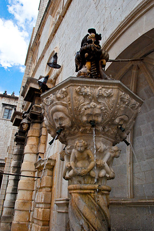 Font in Dubrovnik