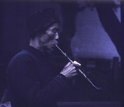Chinese Man with Pipe 1
