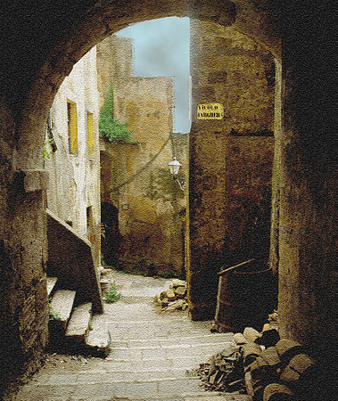 A Passage Way -Tuscany, Itally