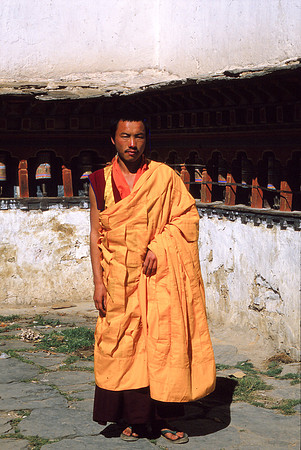 Head Lama of Gantey Gompa