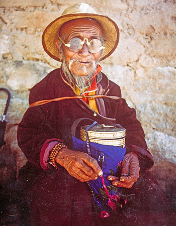 RETIRED ABBOTT,DREPUNG MONASTERY