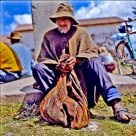 Gentleman in Ecudorian Market