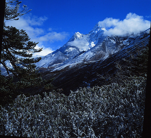 VUE FROM TANGBOCHE MONASTERY
