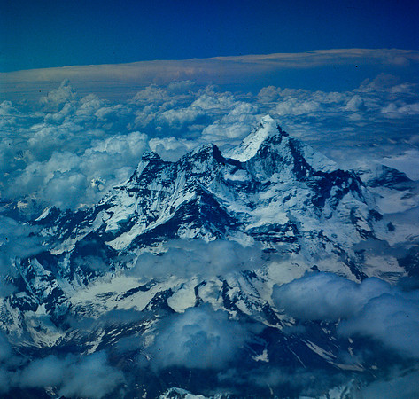 Flying Over Nun Kun Mountains