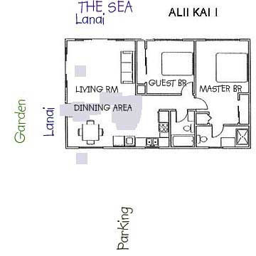 FLOOR  PLAN  OF ALII KAI 6-101