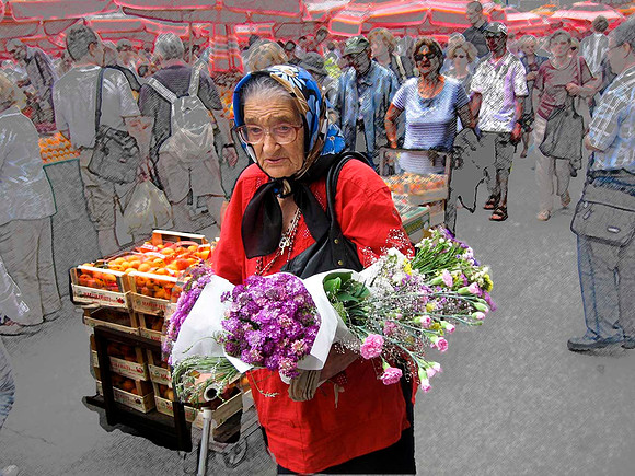 FLOWER WOMAN OF ZAGREB-1-1